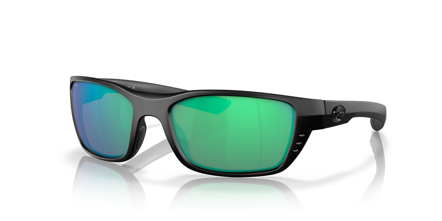 Whitetip Pro Sunglasses Matte Black/Green Mirror 580G