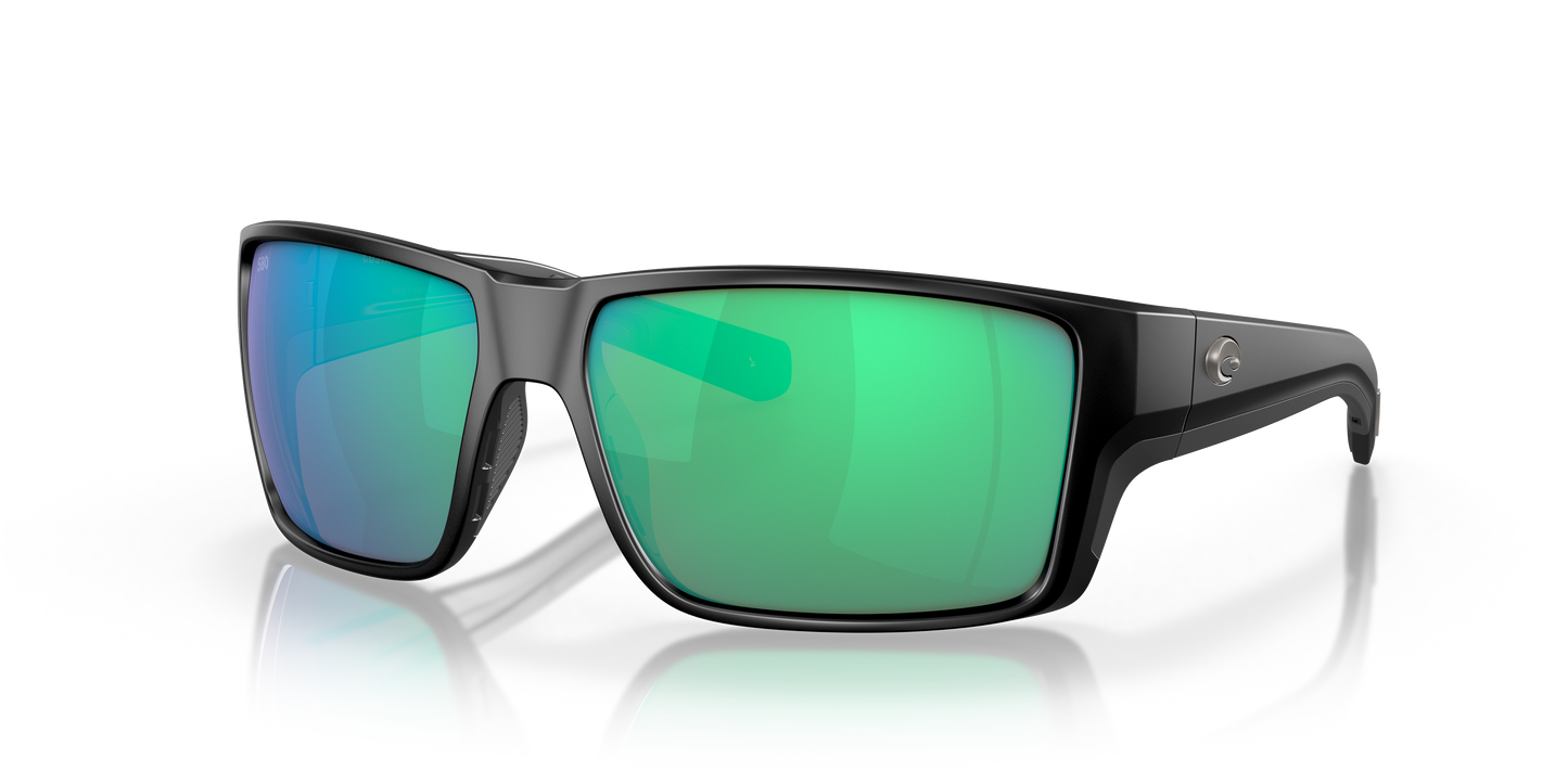 Reefton Pro Sunglasses Black/Green Mirror 580G