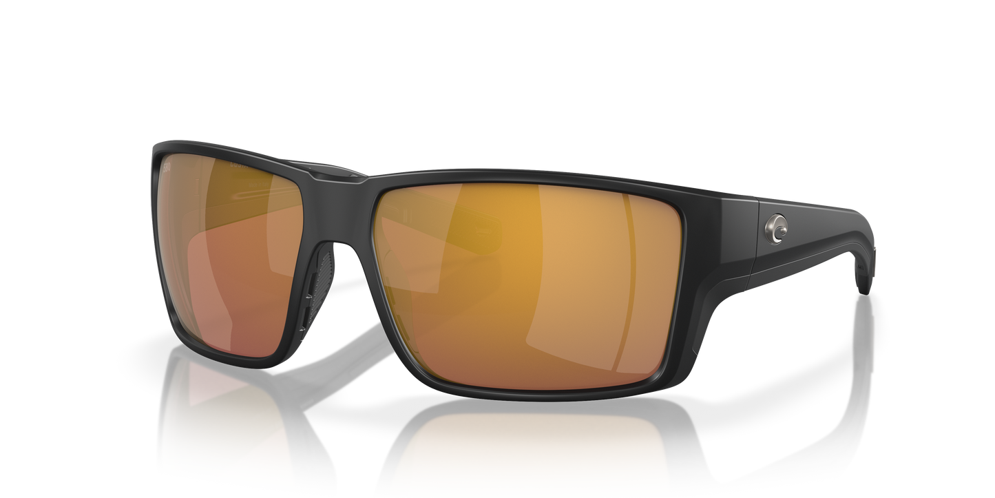Reefton Pro Sunglasses Matte Black/Gold Mirror 580G