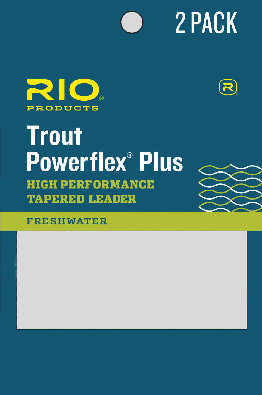 Rio Powerflex Plus Trout Leader 2 pk 7.5 Feet