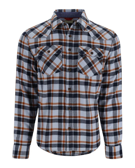 Santee Flannel Steel Blue Shadow Box