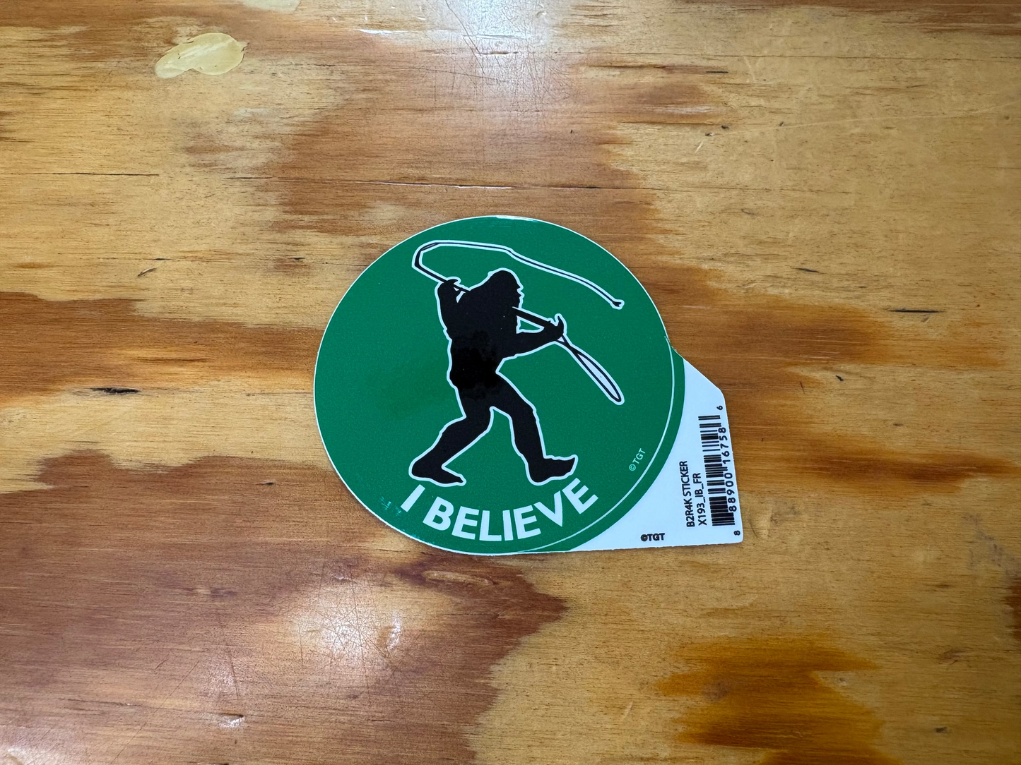 I Believe Bigfoot Sticker