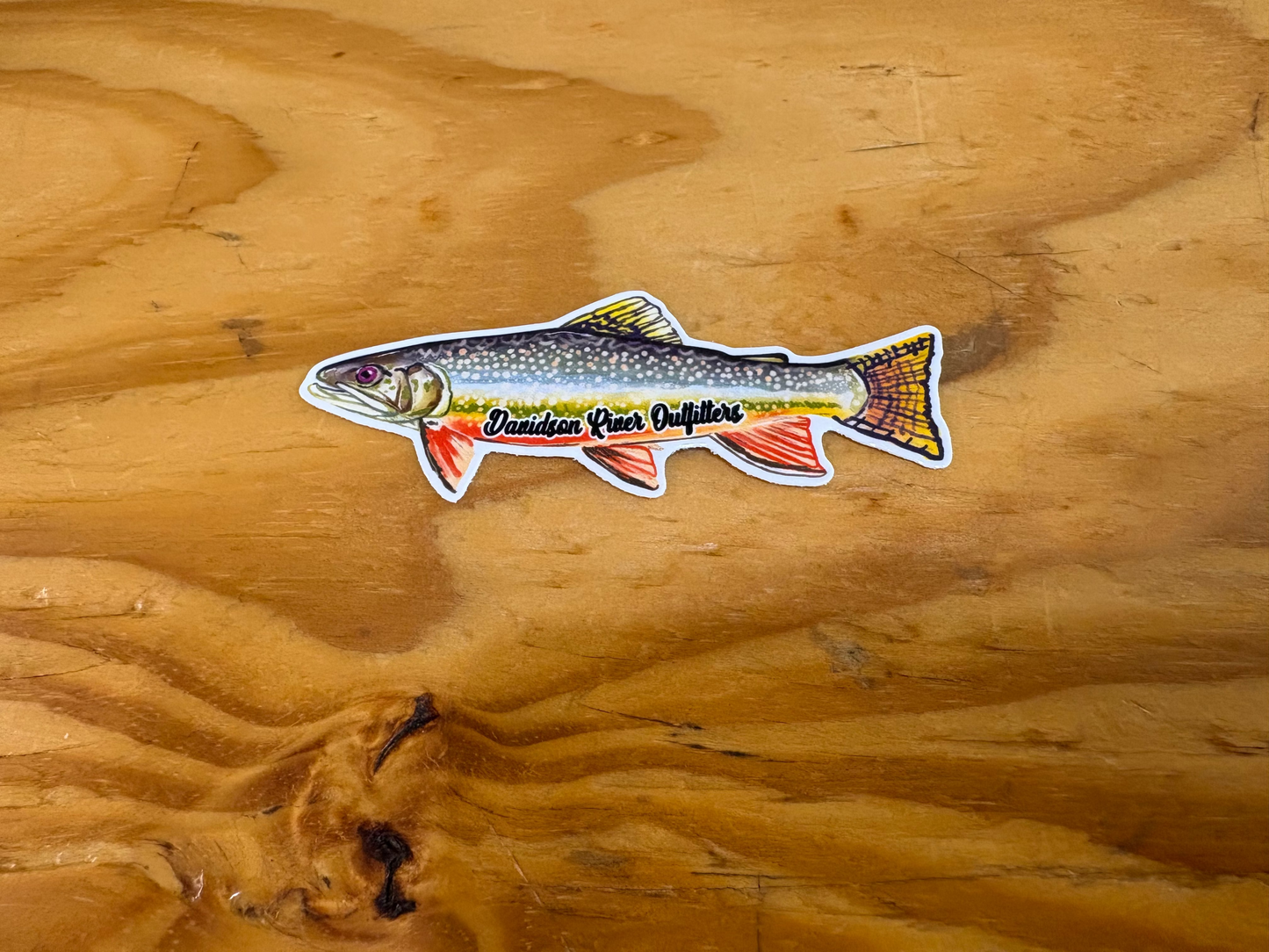 DRO Brown Trout Sticker