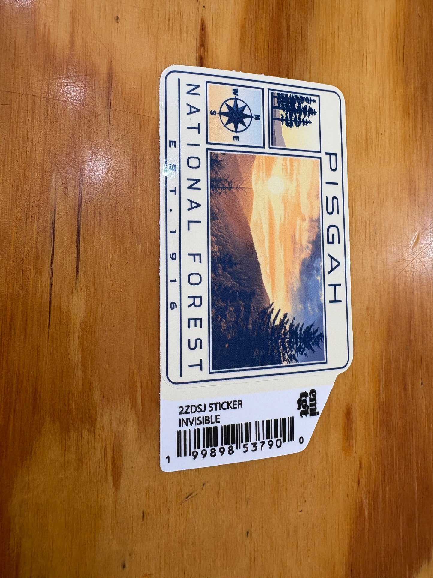 Pisgah National Forest Sunset Compass