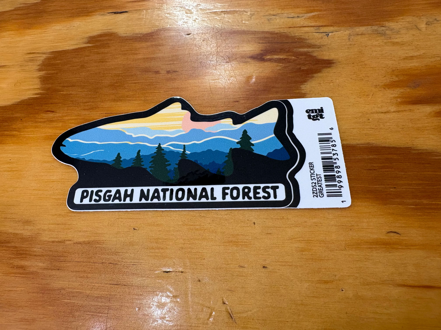 Pisgah National Forest Trout Sticker