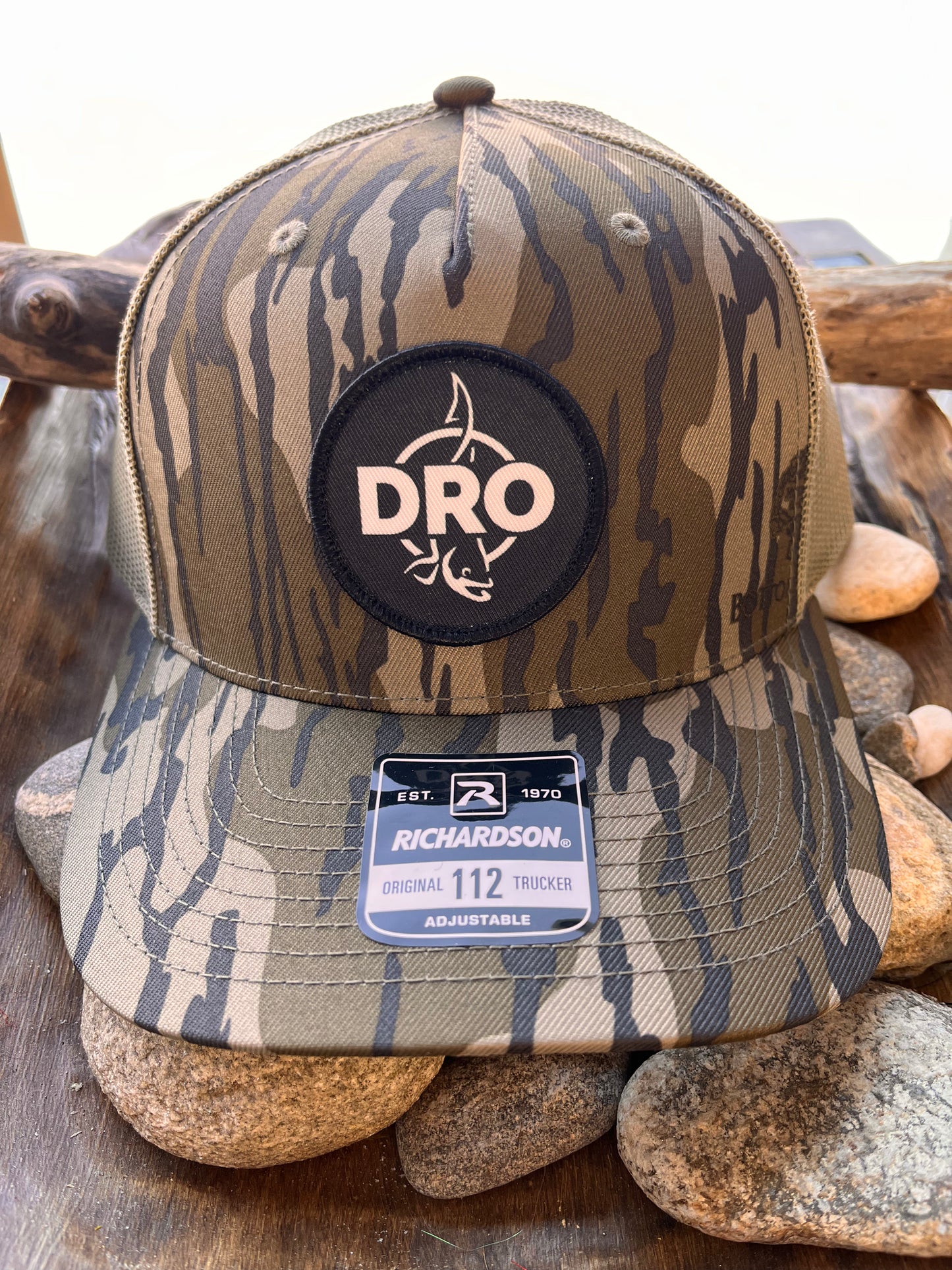 Richardson DRO Fish logo circle hat