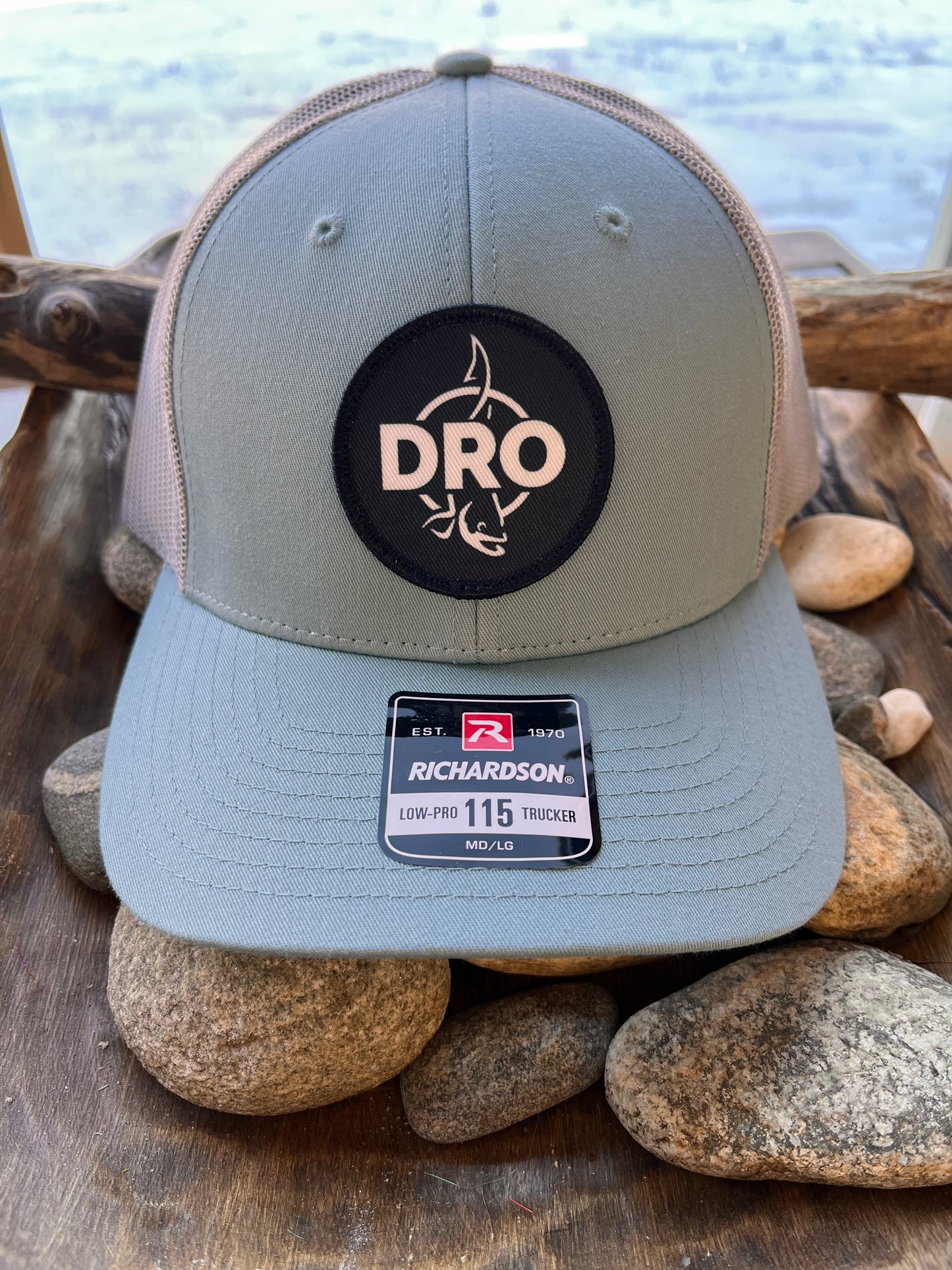 Richardson DRO Fish logo circle hat