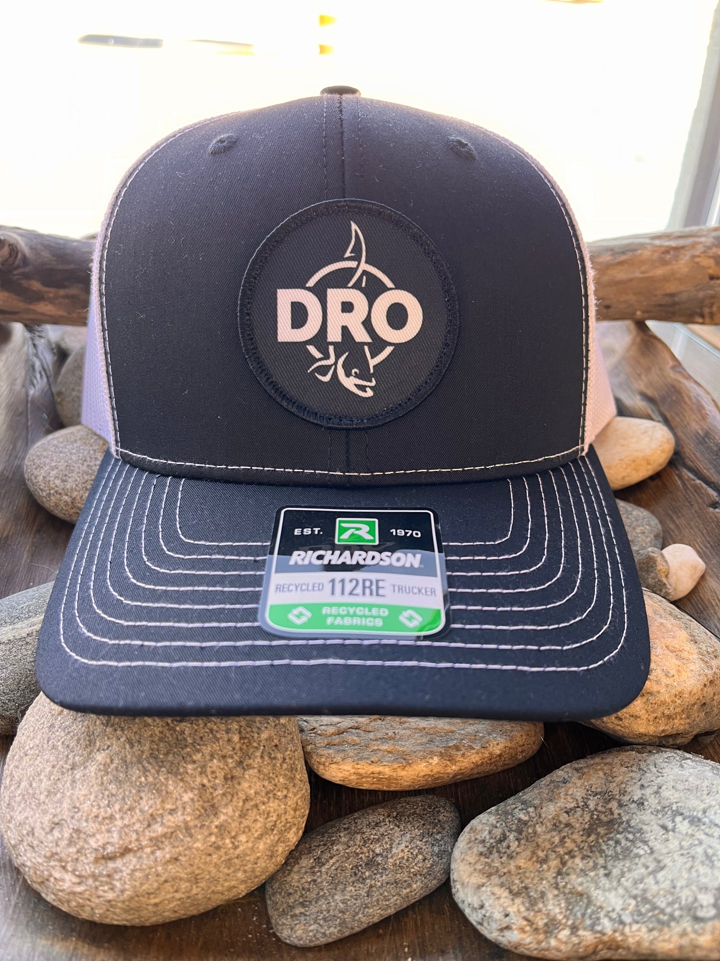 Richardson DRO Fish logo circle hat