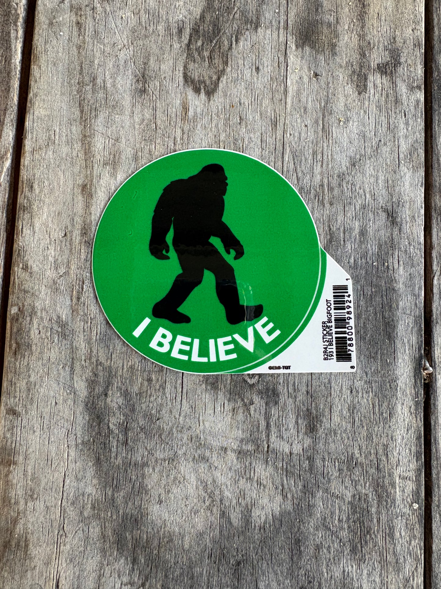 I Believe Bigfoot Sticker