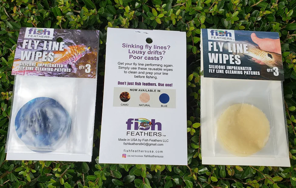 Fish Feathers Fly Line Wipes
