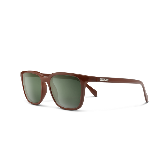 Boundary Sunglasses Cedar Frame/Polar Gray Green Lens