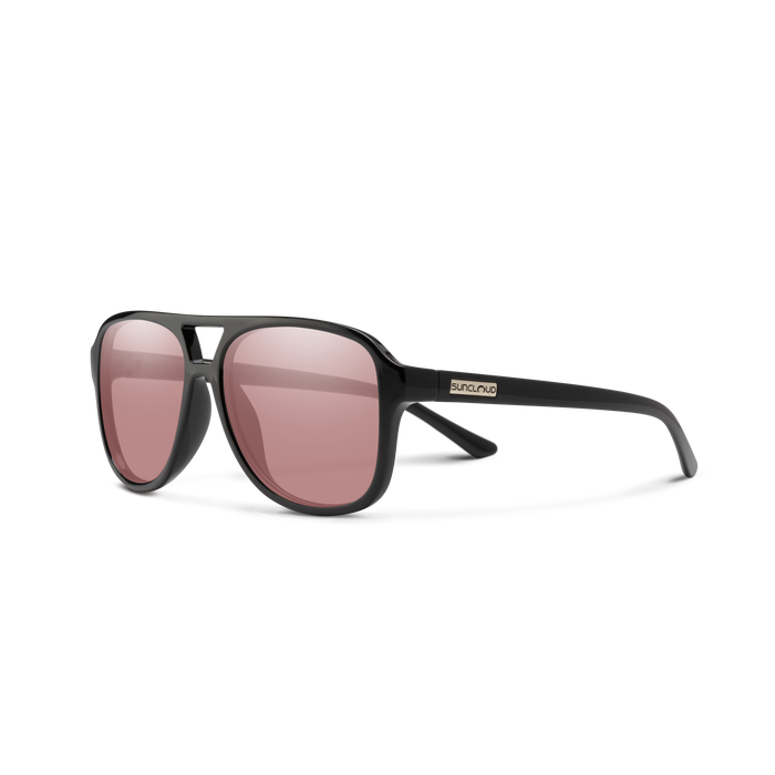 Sandy Sunglasses Black Frame/Polar Lowlight Rose