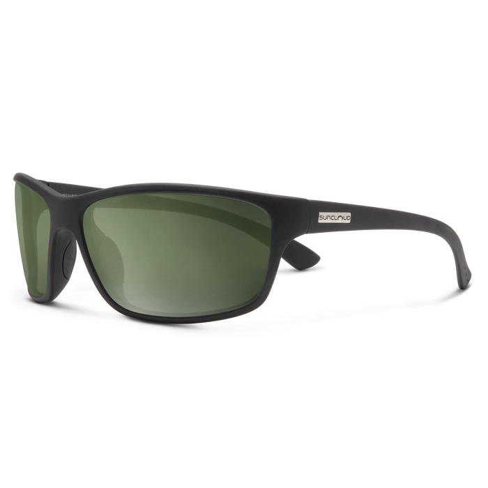 Sentry Sunglasses Matte Black Frame/Polary Gray Green Lens
