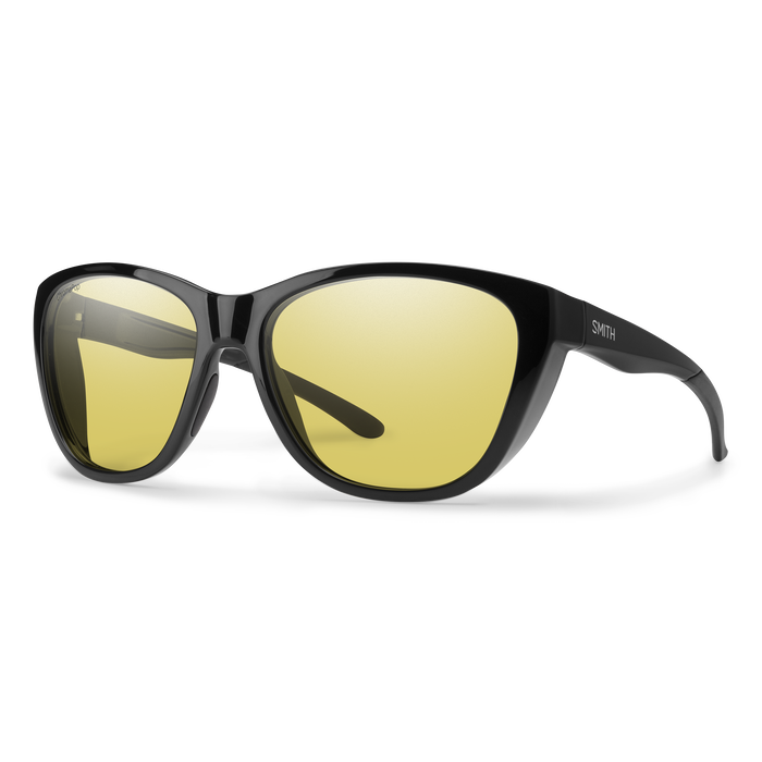 Smith Shoal Sunglasses Black Frame/Glass lowlight Yellow lens