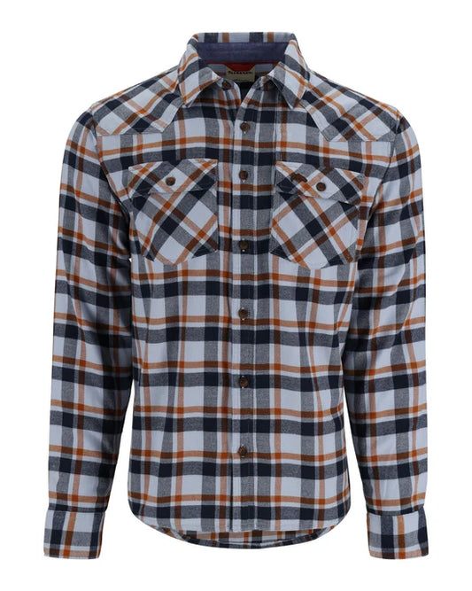 Santee Flannel Steel Blue Shadow Box