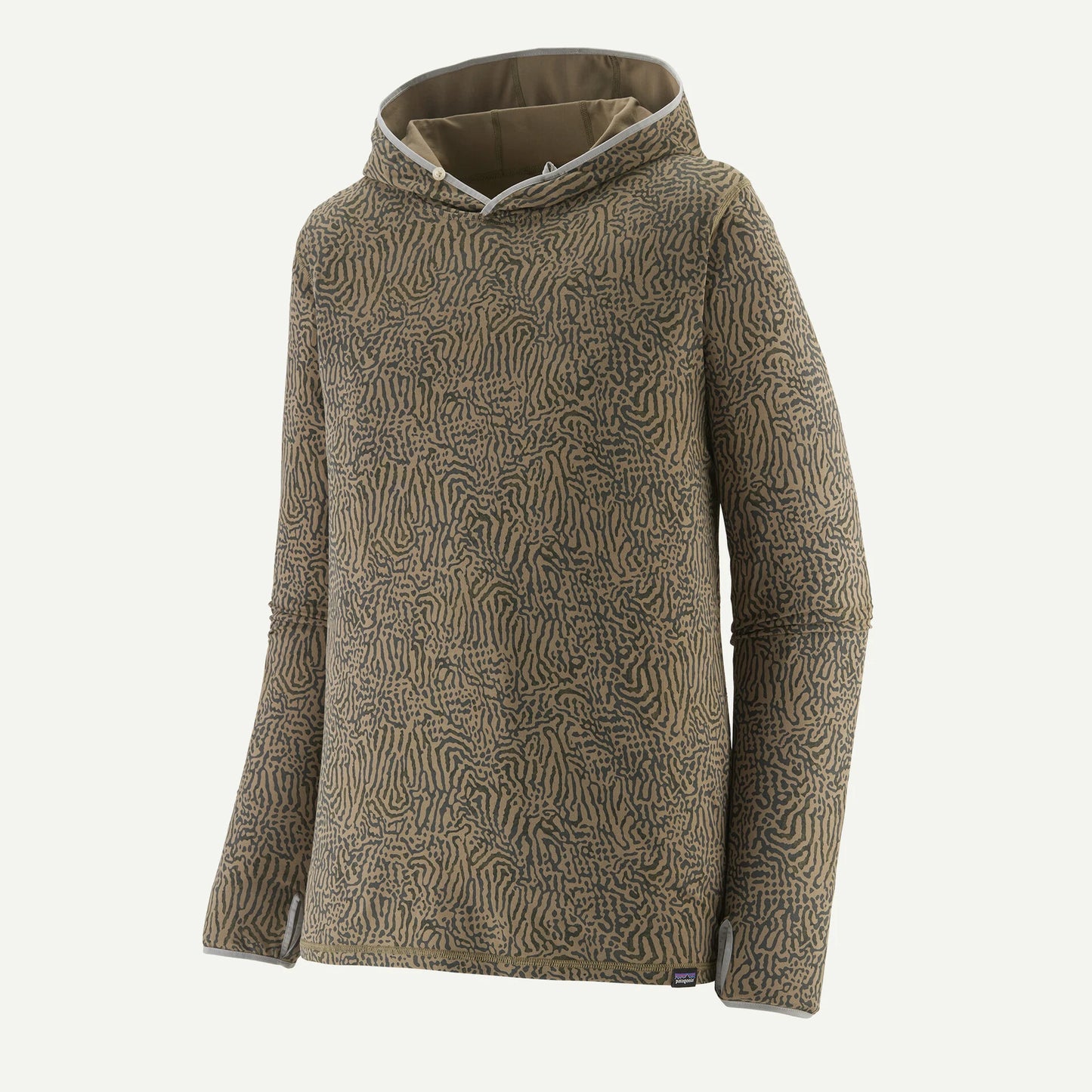 Tropic Comfort Natural Hoody-Sea Run:Sage Khaki