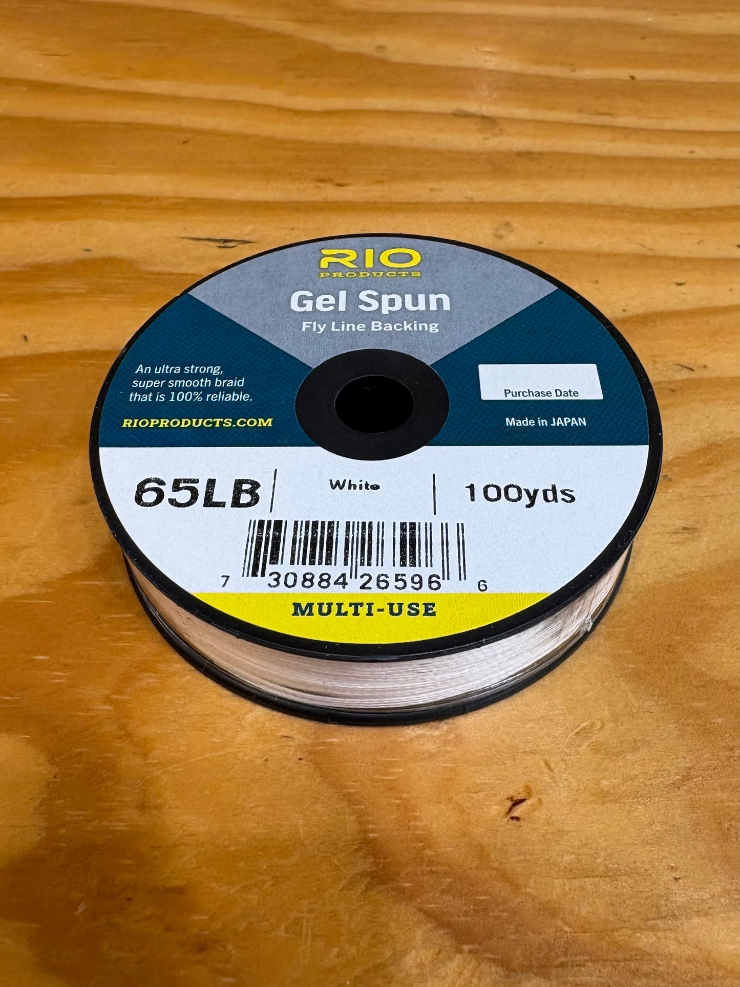 Gel Spun Fly Line Backing White