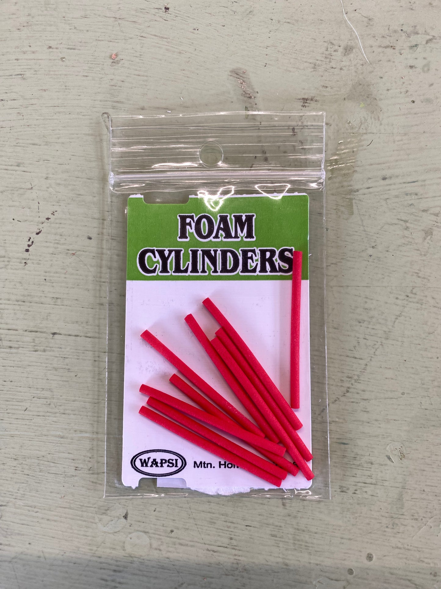 Foam Cylinders 1/16"