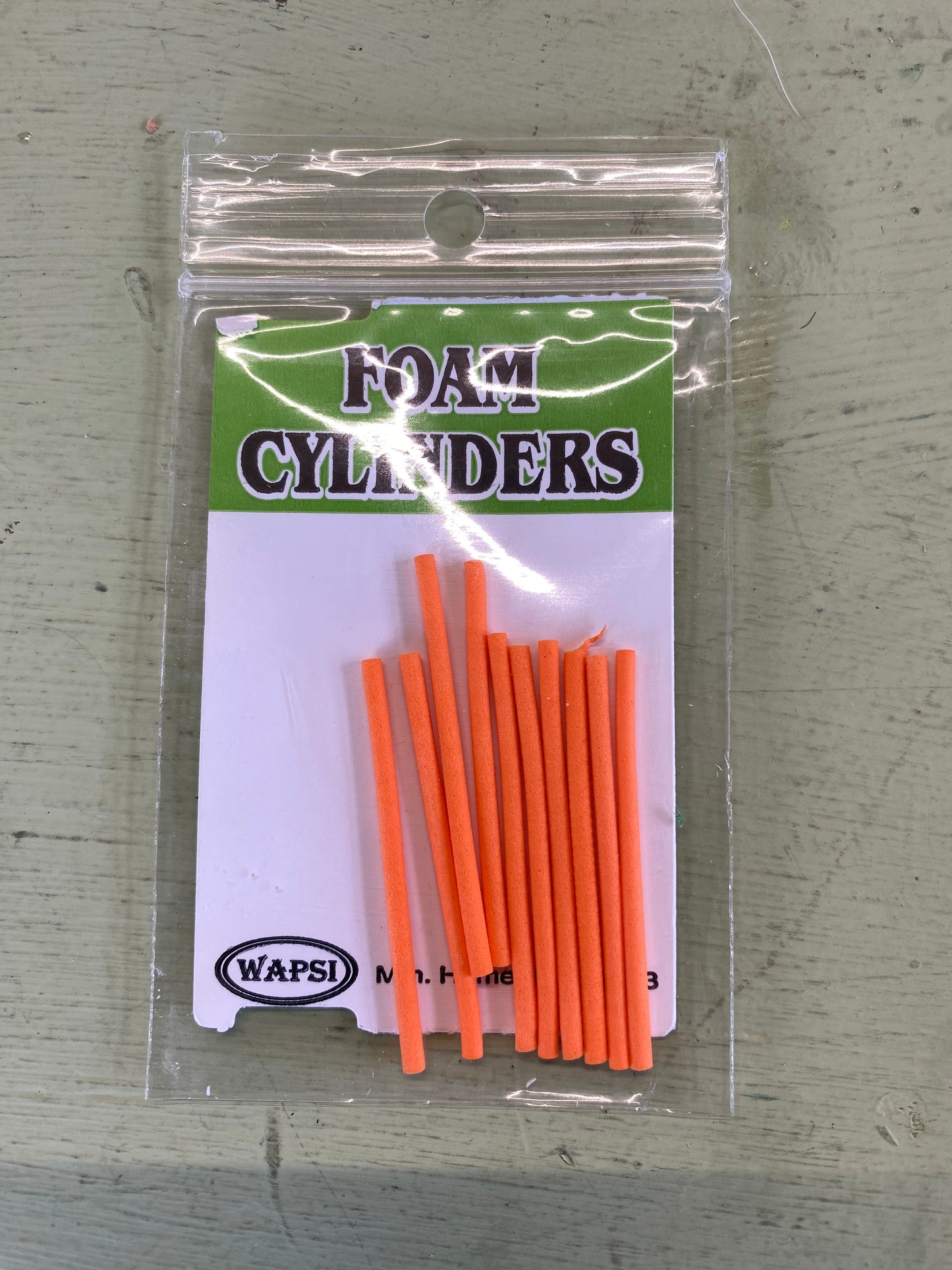 Foam Cylinders 1/16"