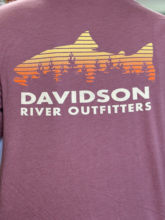 Davidson River Outfitters Trout &  Pine T-shirt