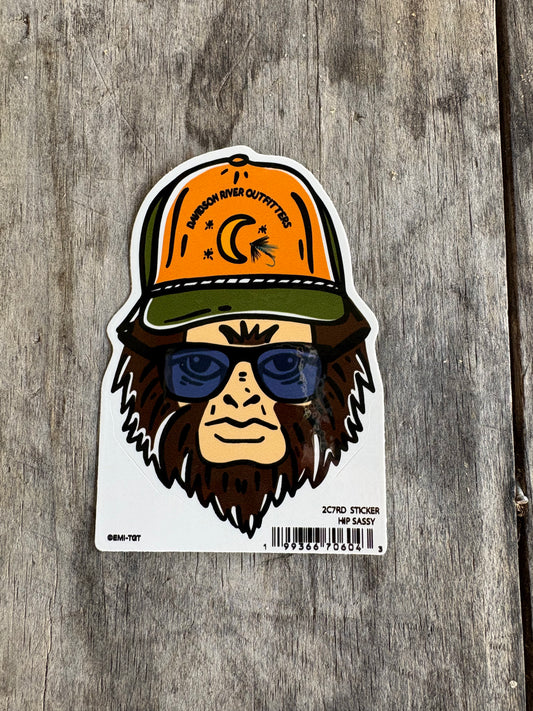 Sasquatch Head Sticker