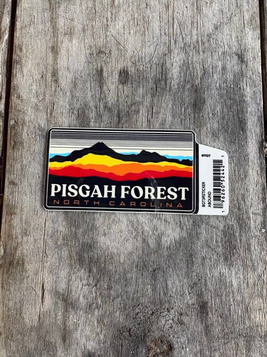 Pisgah Forest NC Abound Sticker