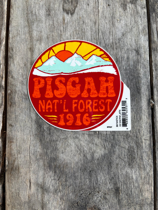 Retro Pisgah Nat'l Forest Sticker