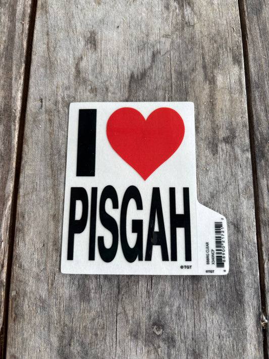 I Love Pisgah Sticker