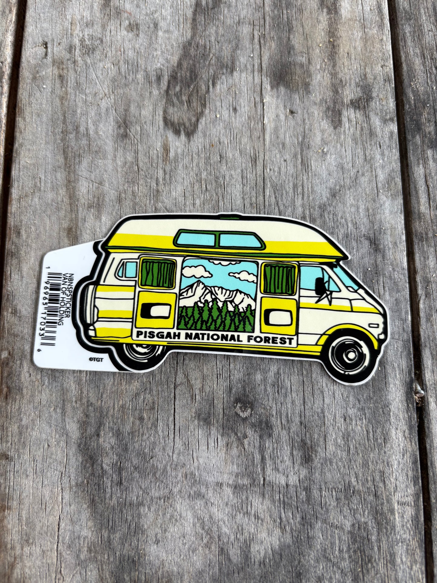 Pisgah National Forest Van Sticker