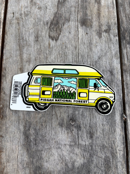 Pisgah National Forest Van Sticker