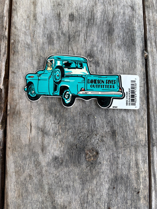 DRO Delta Blue Pickup Sticker