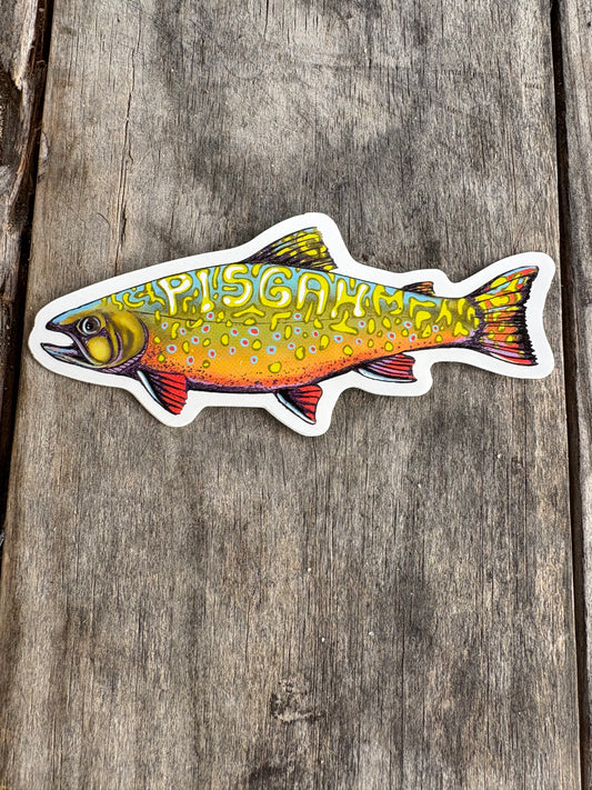 Pisgah Brookie Sticker