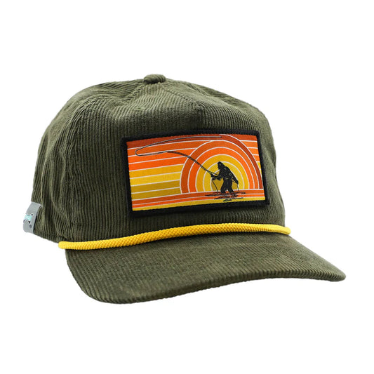 Rep Your Water Sunset Squatch Corduroy  Hat
