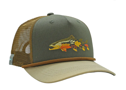 RepYourWater 5-Panel Trucker Fall Colors