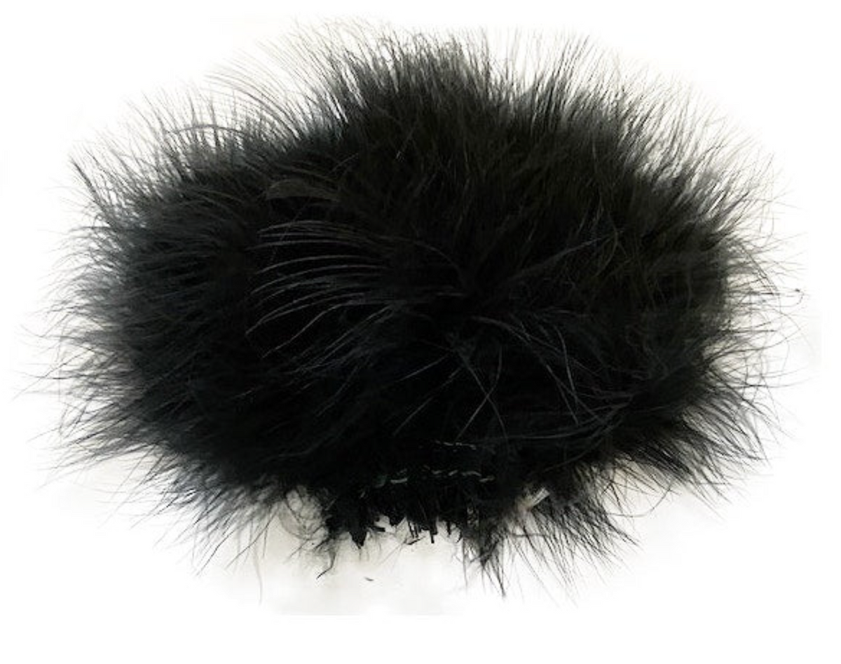 Marabou Blood Quill Strung Medium 2" Strip