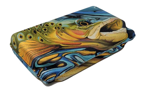 Trout Lycra Covered EVA Fly Box