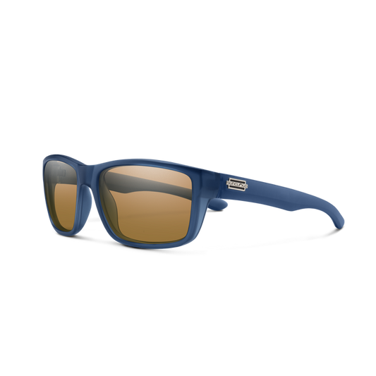 Suncloud Mayor Matte Crystal Denim/Polar Brown Lens Sunglasses