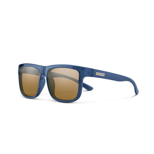 Suncloud Quiver Matte Crystal Denim/Polar Brown Lens Sunglasses