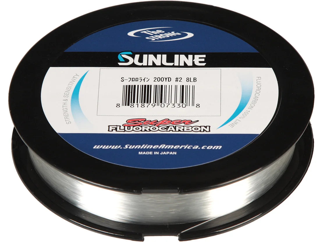 Sunline Super FC Sniper Fluorocarbon Fishing Line - Clear, Low-Vis, High Sensitivity